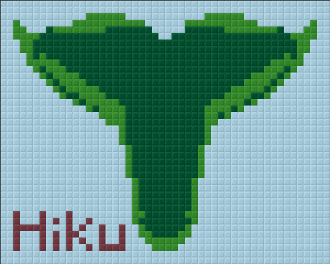 Hiku One [1] Baseplate PixelHobby Mini-mosaic Art Kit image 0